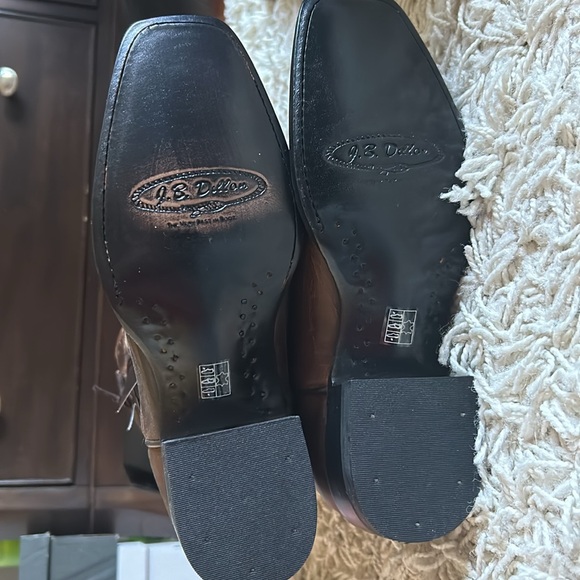 NWT JB Dillon cowboy boots. Size 6.5B. Brown - Picture 6 of 7